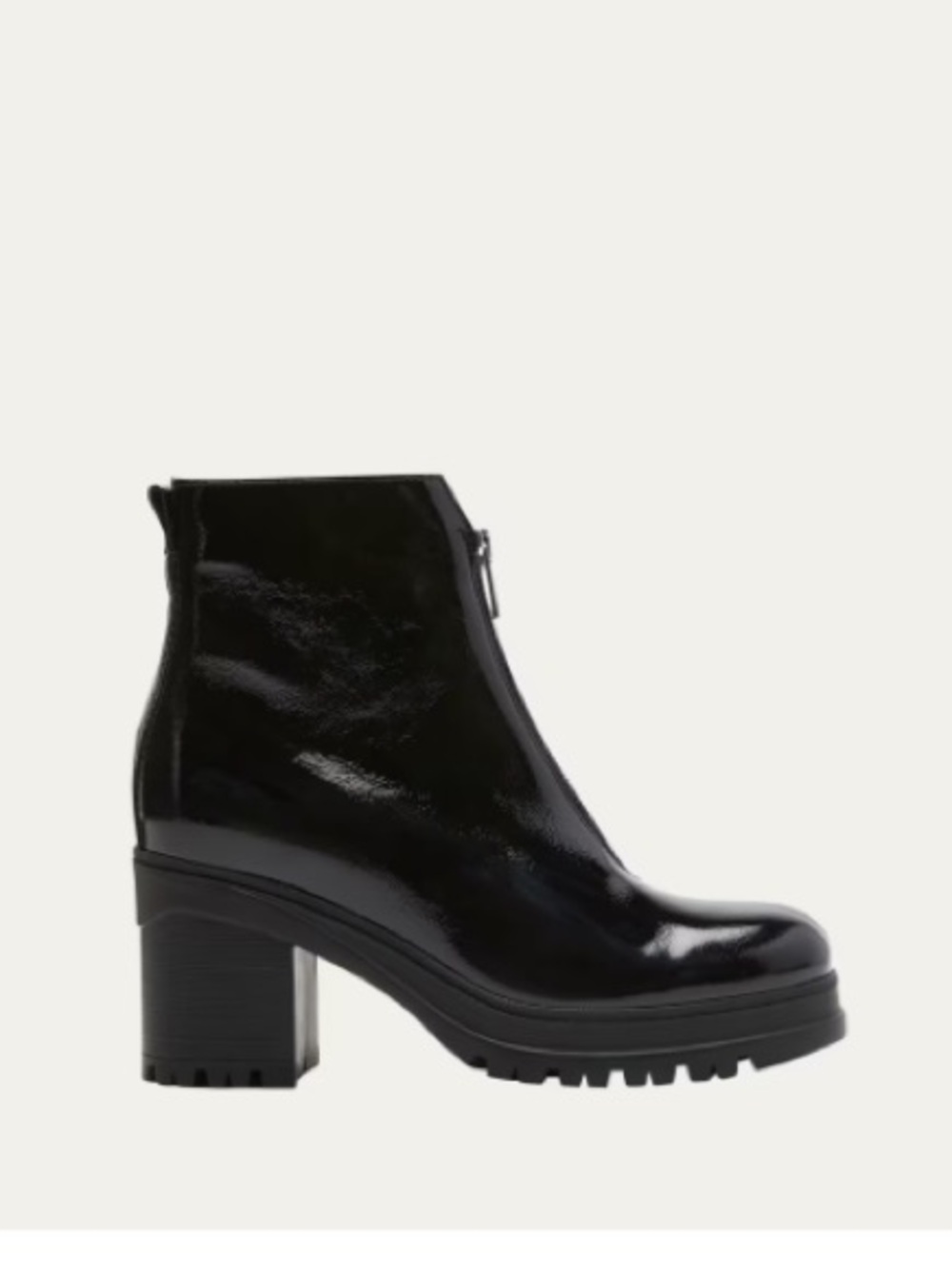 LA CANADIENNE
Penn Patent Zip Block-Heel Booties